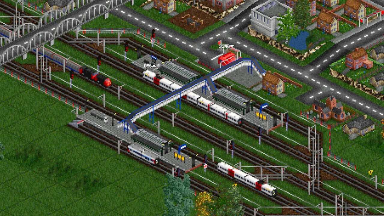 OpenTTD, screenshot 1 of 3