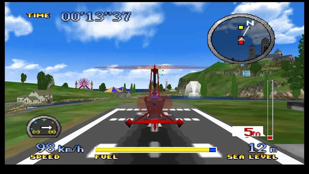 Pilotwings 64, screenshot 1 of 3