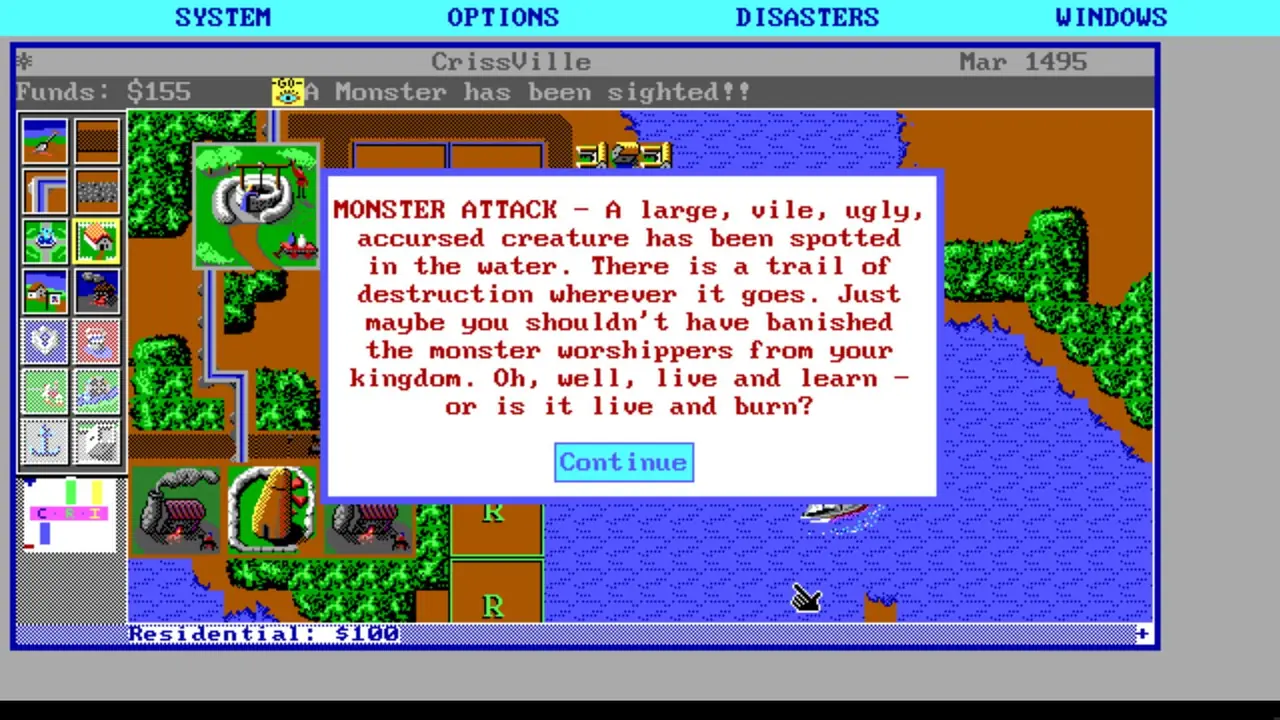 SimCity, screenshot 2 of 3