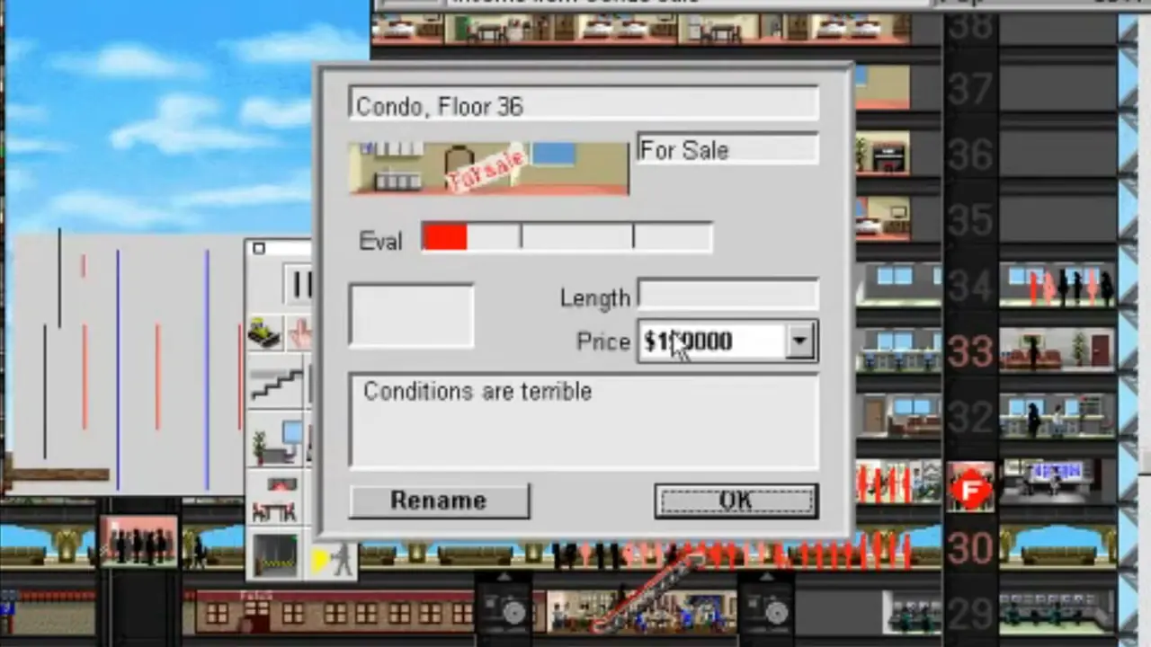 SimTower, screenshot 2 of 3