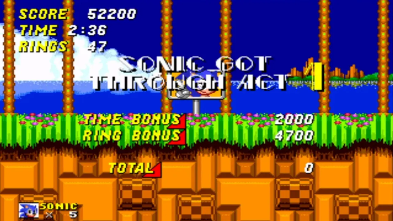 Sonic the Hedgehog 2, screenshot 1 of 3